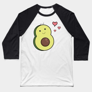 Mr Avocado Kawaii Baseball T-Shirt